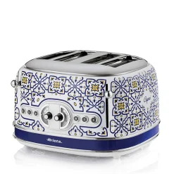 PACK Capri Bouilloire 1.7L + Grille-pain 4 fentes + Presse-agrumes 85W Design Rétro ARIETE