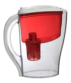 Pack 12 Cartouches et carafe filtrante rouge offerte