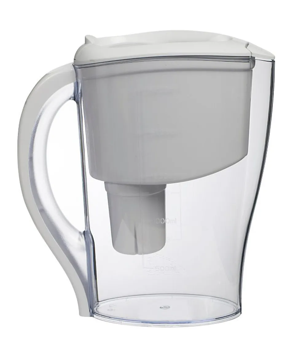 Pack 12 Cartouches et carafe filtrante blanche offerte