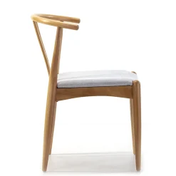 Pack 2 chaises Rustic, Couleur Chêne, Bois Massif, 55 cm x 54,5 cm x 76 cm