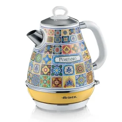 PACK Positano Bouilloire 1.7L + Grille-pain 2 fentes + Presse-agrumes 85W Design Rétro ARIETE