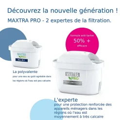 Pack de 2 cartouches filtrantes Brita Maxtra Pro Expert antitartre