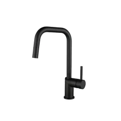 Pack Evier 2 bacs POALGI City Basalt + mitigeur avec douchette + bonde noire