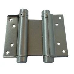 Paire charnière double action N36 45kg hauteur 150mm argenté - IBFM - 106036A
