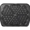 Paire de plaques pour 6 gaufres coeur pour gaufrier premium Lagrange 010522