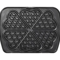 Paire de plaques pour 6 gaufres coeur pour gaufrier premium Lagrange 010522