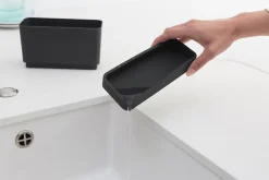 Panier d'évier en plastique Brabantia SinkSide anthracite