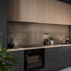 Panneau de protection transparent Tulup 120x60 cm pour cuisine avec fixations