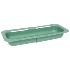 Passoire extensible pour évier Gris ou vert L 34,4 à 47,8 cm