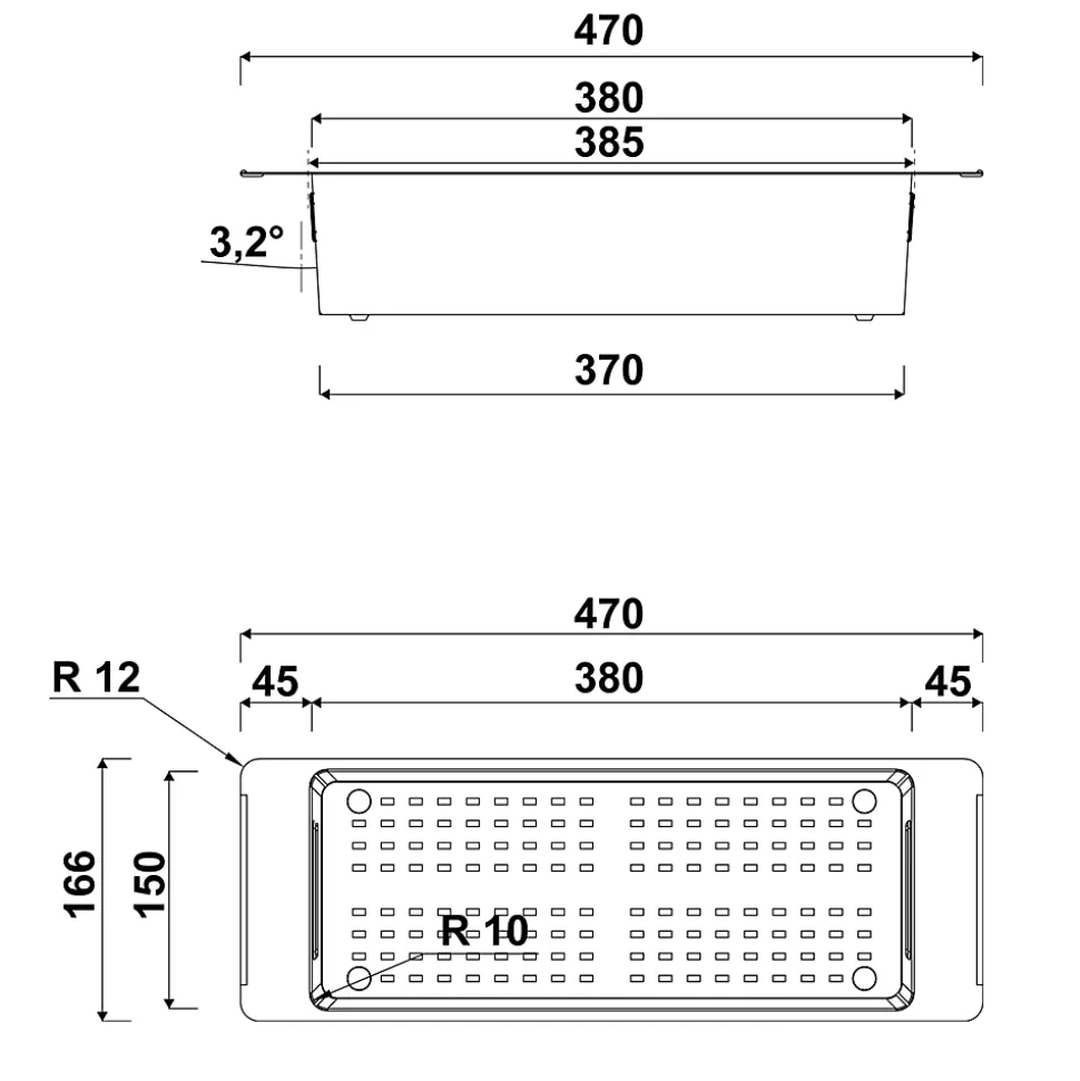 Passoire évier colander Luisina en inox PVD cuivre