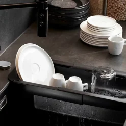 Passoire évier extensible colander Gefu DRENARE noir