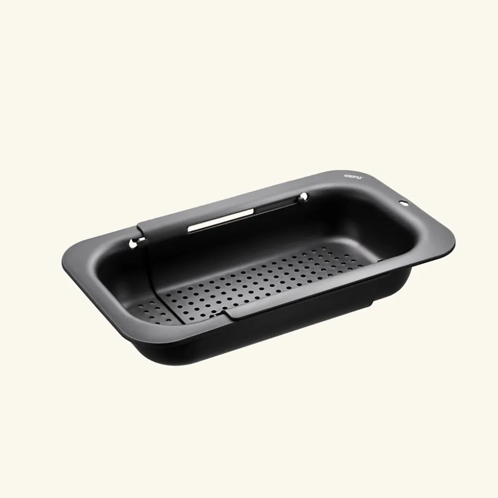 Passoire évier extensible colander Gefu DRENARE noir