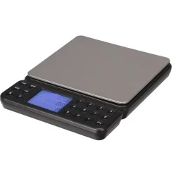 Perel Balance de précision, numérique, 0,1 g à 2 kg, fonction tare, extinction automatique, écran LCD rétroéclairé