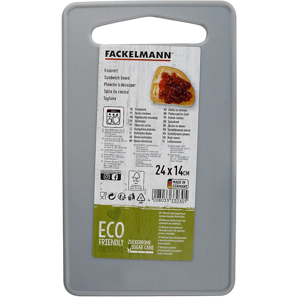 Petite planche à découper en bioplastique 24 x 14 cm Fackelmann Nature