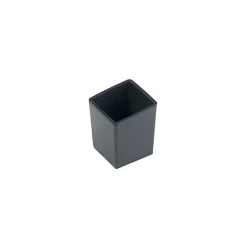 Petite poubelle de table rectangulaire en plastique