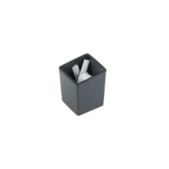 Petite poubelle de table rectangulaire en plastique