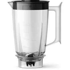 PHILIPS Blender Daily HR2041/41, 450W, 4 lames ProBlend 4, Bol plastique de 1,9L, Gourde, 1 vitesse + pulse, Noir