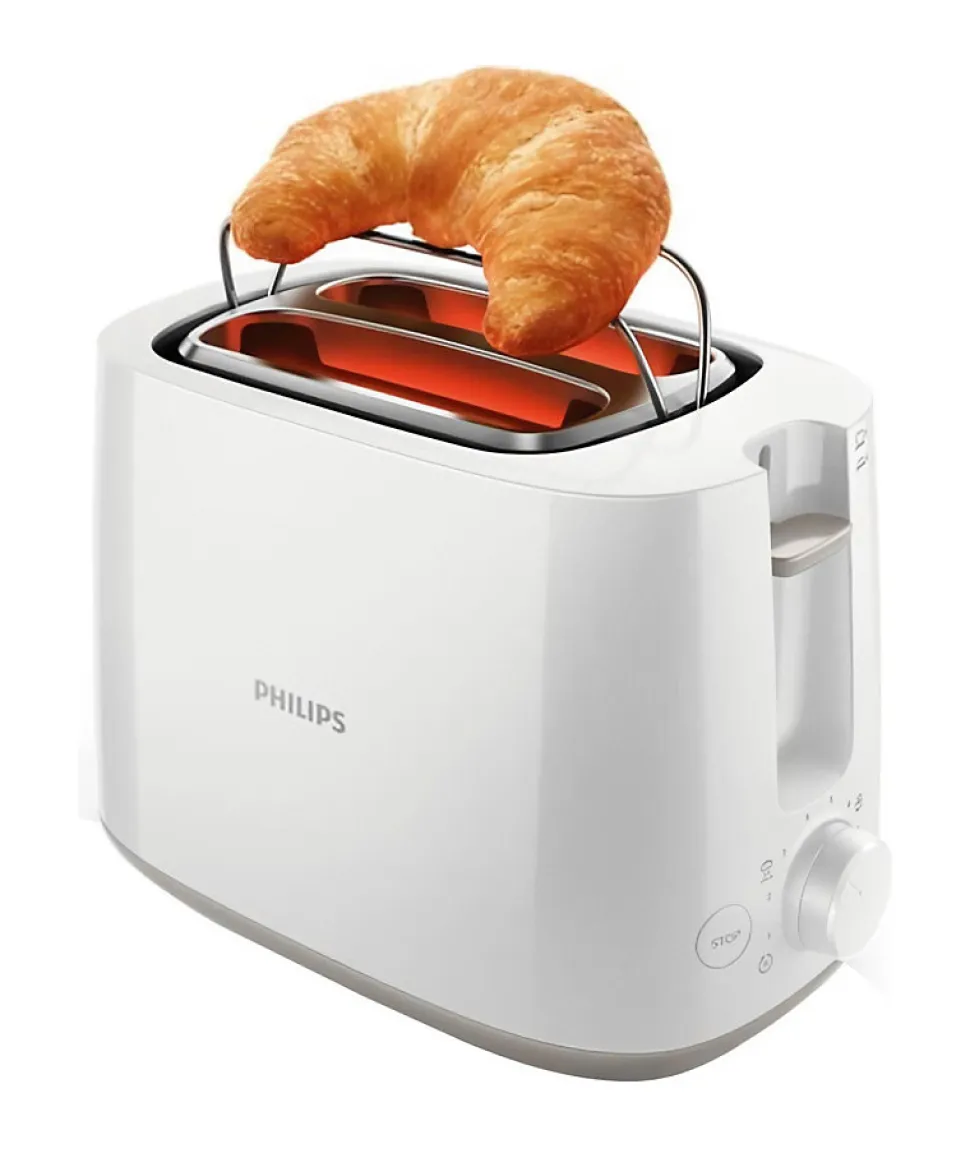 PHILIPS HD2581/00 Grille-pain 2 fentes - 830 w - Blanc