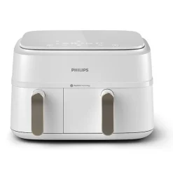 Philips Série 3000 Airfryer à double panier blanc (NA353/10)