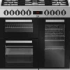 Piano de cuisson gaz 170l 5 feux inox Beko PS235315DX