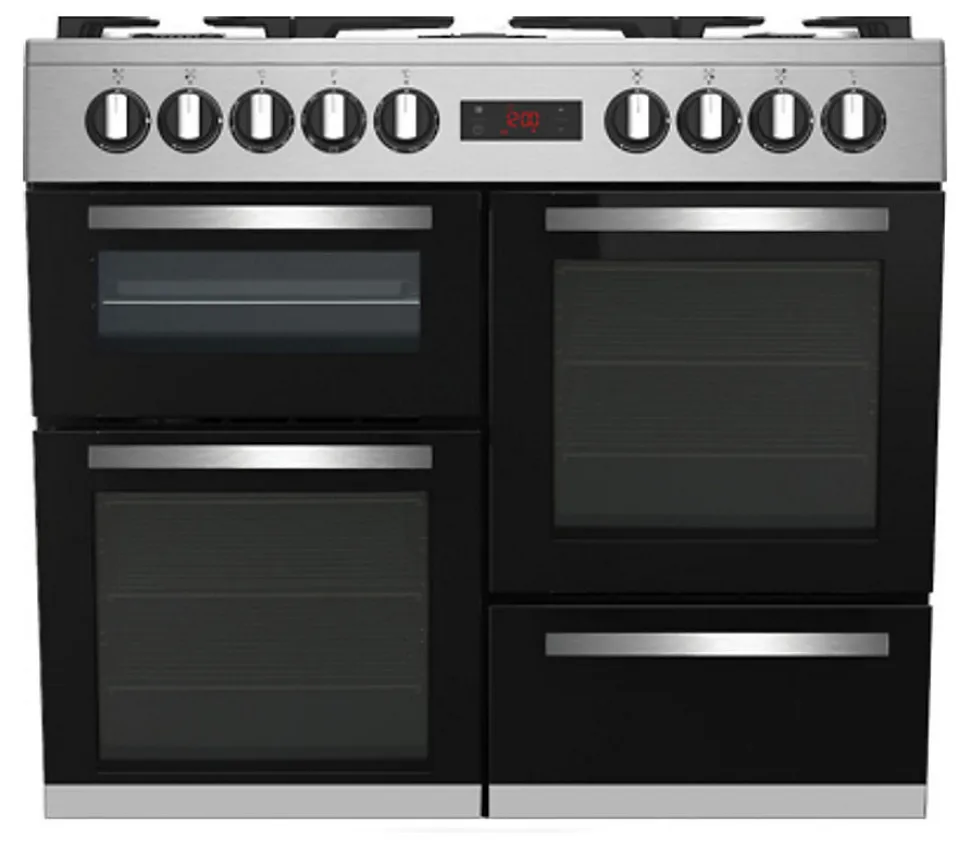 Piano de cuisson gaz 159l 7 feux inox Beko PF335325DX