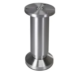 Pied ajustable coloris métal Diall ø38 x 100-118 mm aluminium