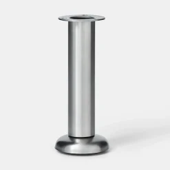 Pied de meuble de cuisine GoodHome Cisely H. 15 / 16.5 cm x ø 6 cm argent, 4 pièces