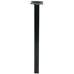 Pied de meuble Diall noir 25 x 25 x H. 200 mm