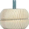 Pied de meuble model 25 H. 40 mm x ø 65 mm pin brut