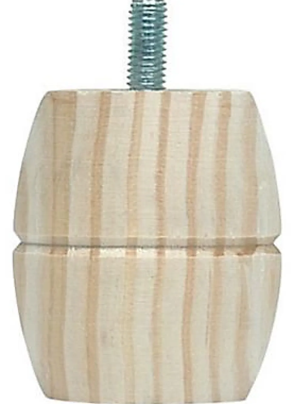 Pied de meuble model 24 H. 60 mm x ø 52 mm pin brut