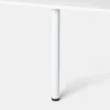 Pied de plan de travail GoodHome Nantua H. 87.5 cm / 90 cm x ø 6 cm blanc, 1 pièce