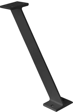 Pied de snack pour cuisine H. 20 cm métal noir vendu par 2