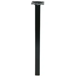 Pied de table Diall 25 x 25 x H. 250 mm noir