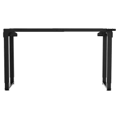 Pied de table électrique à hauteur réglable Kirkkonummi acier allié hauteur 70 -115 cm noir pro.tec