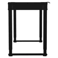 Pied de table électrique à hauteur réglable Kirkkonummi acier allié hauteur 70 -115 cm noir pro.tec