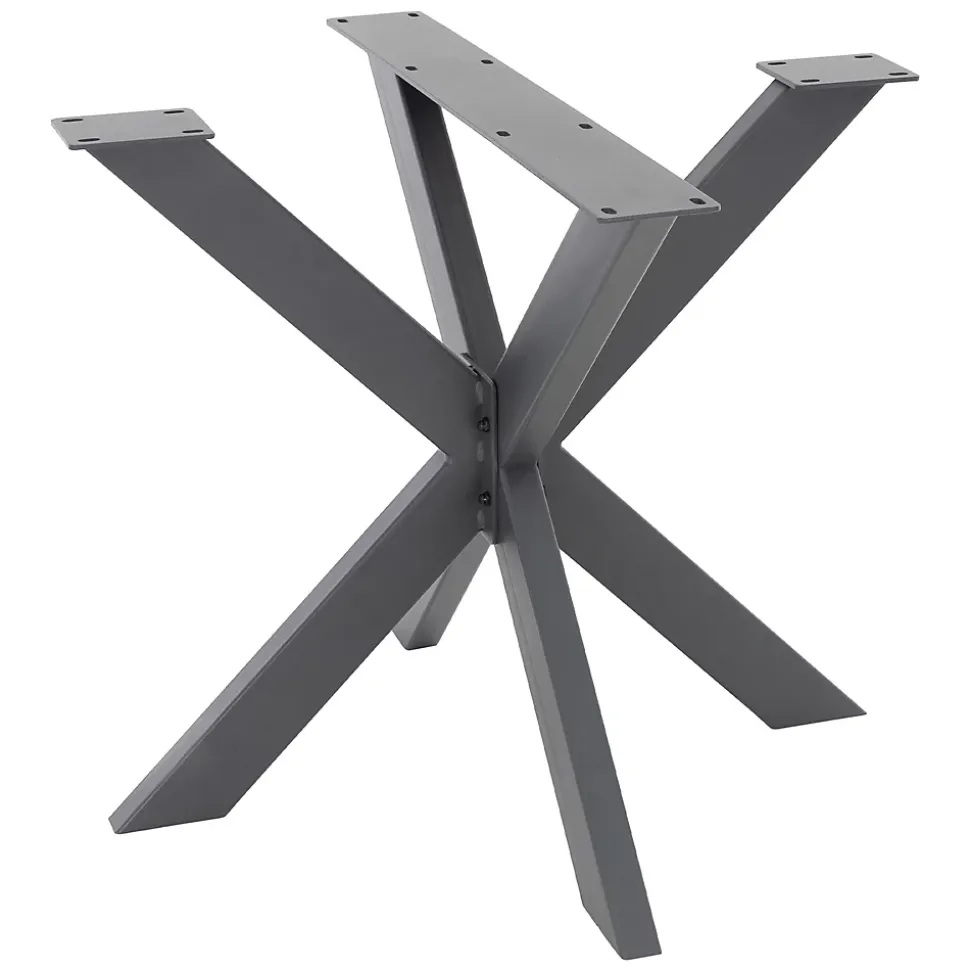 Pied de table ML-Design forme spider 85x71x85cm anthracite acier revêtu par poudre design industriel
