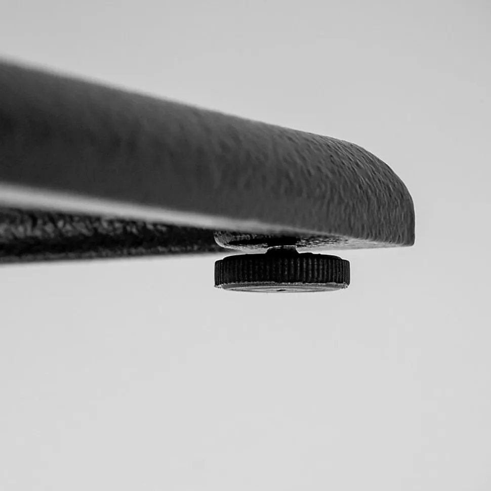 Pied de table pour mange-debout h110cm modèle Milan-T noir - Restootab