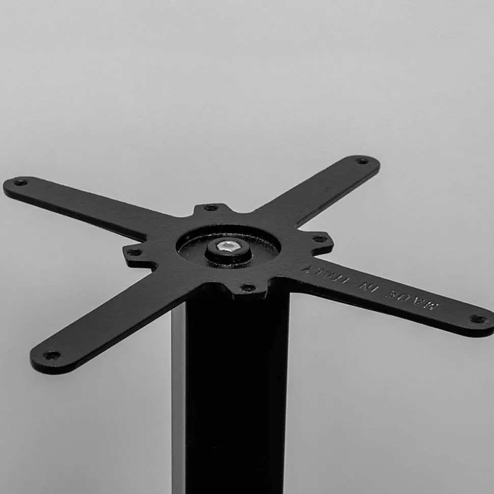 Pied de table pour mange-debout h110cm modèle Milan noir - Restootab