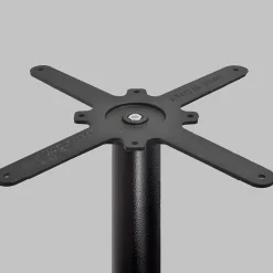 Pied de table pour mange-debout h110cm modèle Dina noir - Restootab