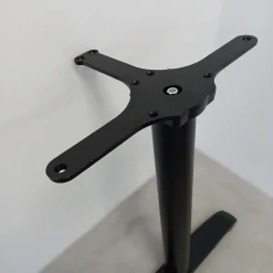 Pied de table pour table rectangulaire, modèle Bazila noir - Restootab