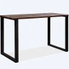 Pied de table rectangulaire Mottez en acier noir H. 110 cm