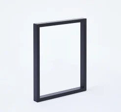 Pied de table rectangulaire Mottez en acier noir H. 110 cm