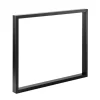 Pied de table rectangulaire Mottez en acier noir H. 71,8 cm