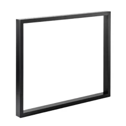 Pied de table rectangulaire Mottez en acier noir H. 71,8 cm