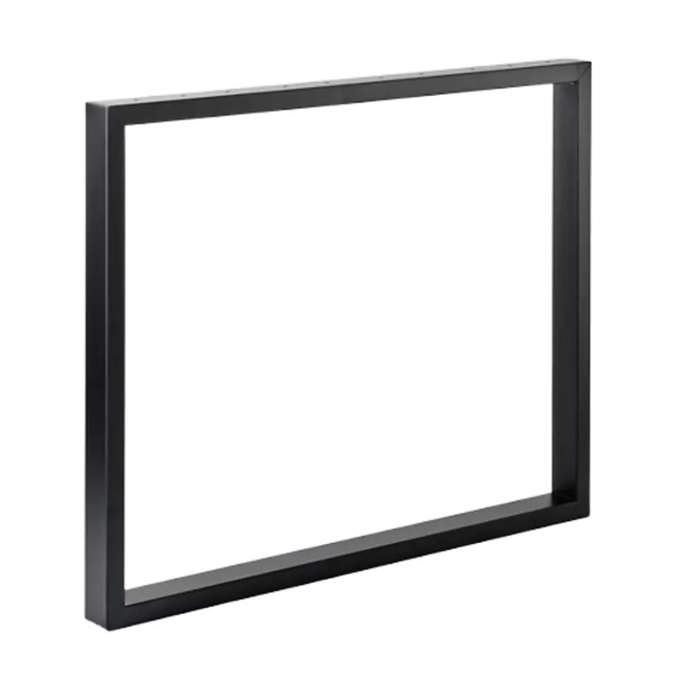 Pied de table rectangulaire Mottez en acier noir H. 71,8 cm