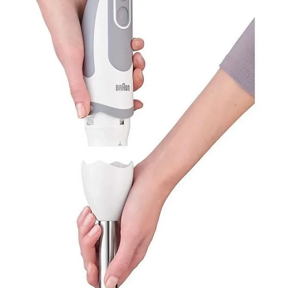 Pied mixeur - BRAUN - MultiQuick 5 Vario MQ5245WH - Moteur 1000 W - 21 vitesses - Easy Click System Plus