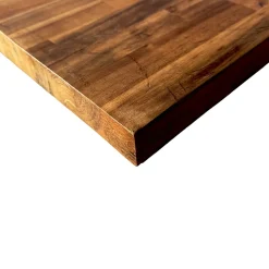 Plan de travail Acacia massif bord naturel huilé L.250 X P.65 cm, Ep.36 mm