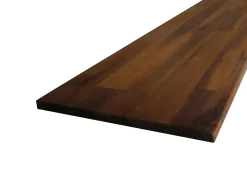 Plan de travail bois d'acacia huilé L.250 x l.65 x Ép.3,6 cm