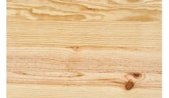 Plan de travail bois massif Pin Rustique pleines lames L.240 x P.65 cm, Ep.26 mm