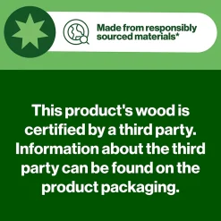 Plan de travail chêne massif foncé GoodHome Hinita L.300 x l.62 x Ép.4 cm